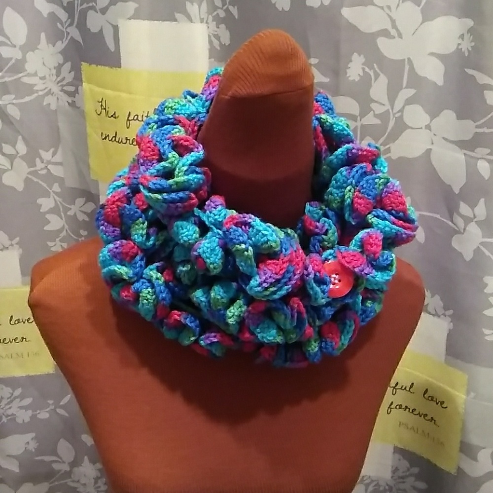 Infinity Ruffled Scarf